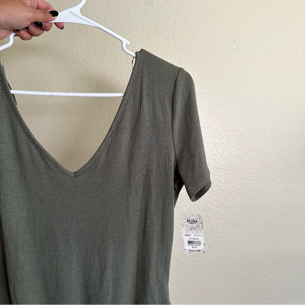 MUDD Ribbed Bodysuit - Picture 3 of 3